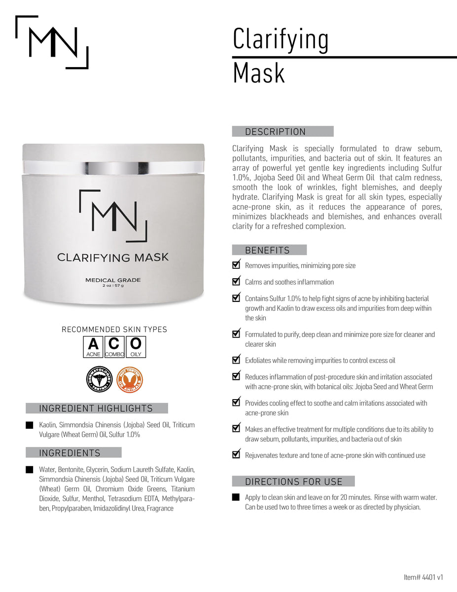 Clarifying Mint Mask Mint and Needle Mint & Needle